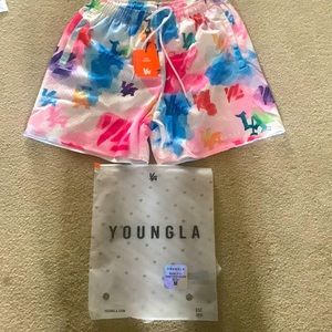 YoungLA Medium Block Party Shorts